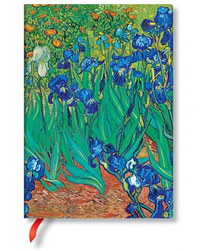 Carnețel Paperblanks Van Goghs Irises - 13 х 18 cm, 72  pagini - 1