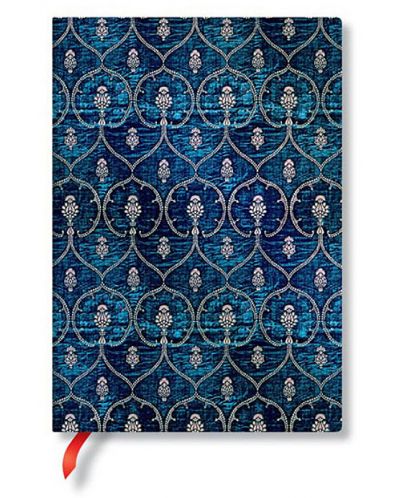 Carnețel Paperblanks Blue Velvet - 13 х 18 cm, 88  pagini - 1