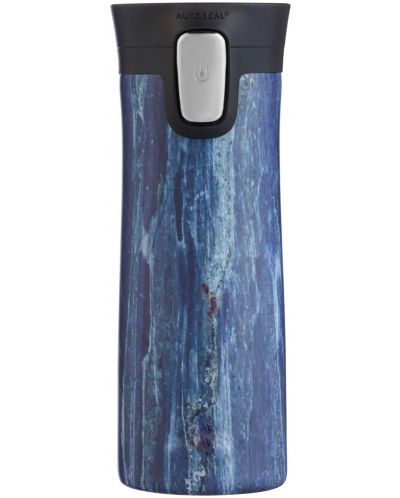 Cana termica Contigo Pinnacle Couture - Blue slate, 420 ml - 1