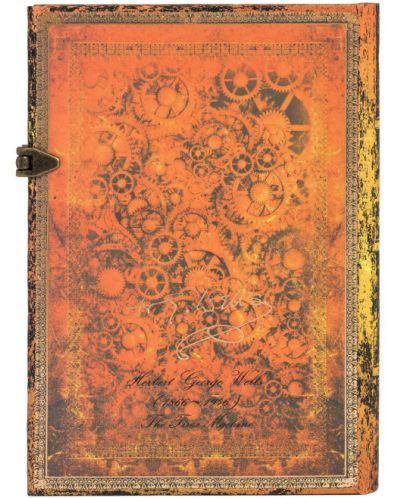 Carnețel Paperblanks - H.G. Wells, 13 х 18 cm, 120  pagini - 3