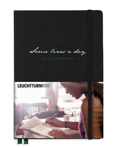 Caiet agenda Leuchtturm1917 - 5 Year Memory Book, negru - 1