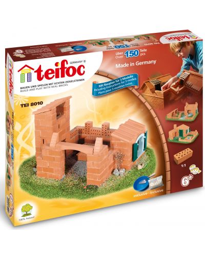 Set de constructie creativ Teifoc - Castel / Casa - 1