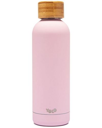 Sticla termică YOLO - Pastel Pink, 500 ml  - 1