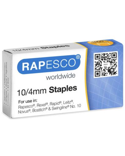 Capse Rapesco - 10/4 mm, 1000 buc. - 1