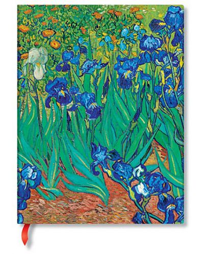 Carnețel  Paperblanks Van Goghs Irises - 18 х 23 cm, 72 pagini - 1