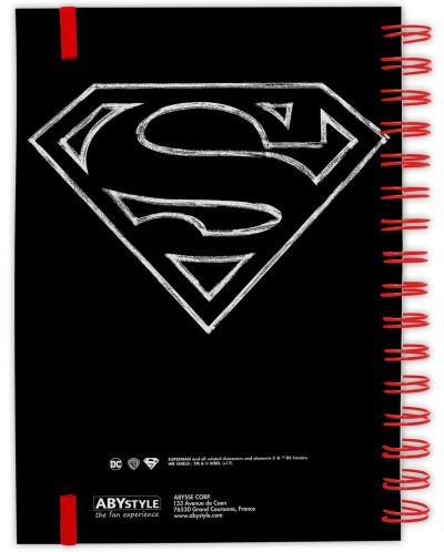 Carnețel ABYstyle DC Comics: Superman - Graphic, със спирала, format  A5 - 2