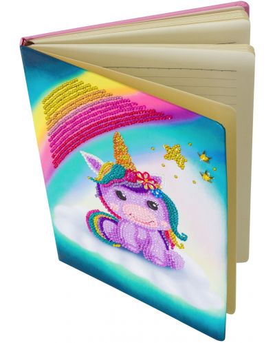 Craft Buddy Diamond Tapestry Notebook - Unicorn - 2