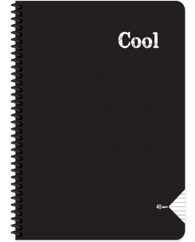 Caiet Keskin Color - Cool, A4, linii late, 72 de foi, asortiment - 7