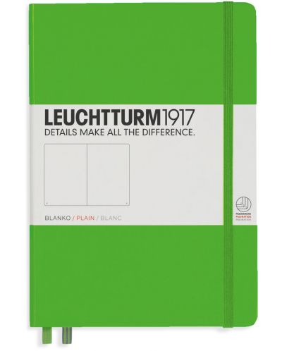 Agenda Leuchtturm1917 Rising Colors - А5, pagini albe, Fresh Green - 1