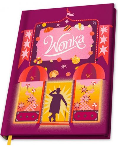 Carnet de notițe Filme ABYstyle: Wonka - Willy Wonka Dreams, format A5 - 1