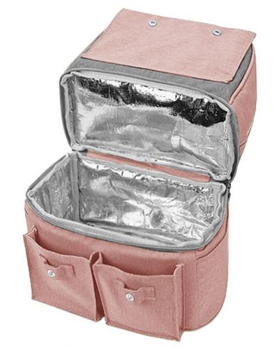 Geantă termică pentru alimente și accesorii pentru copii KikkaBoo - Nia, roz - 2