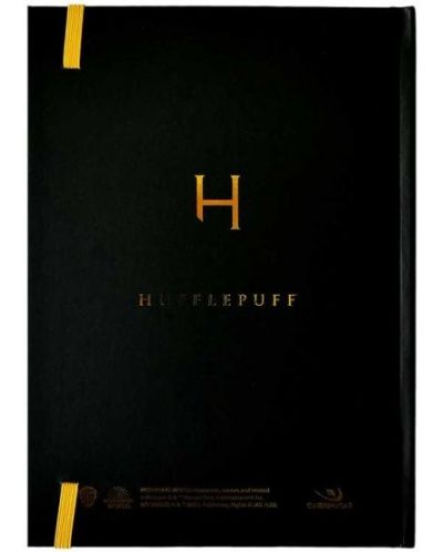 Caiet cu semn de cărți CineReplicas Movies: Harry Potter - Hufflepuff, А5 - 5