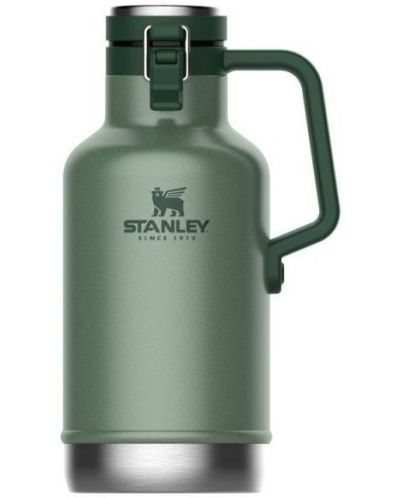 Sticla termica pentru bere Stanley - The Easy Pour, Hammertone Green, 1.9 l - 1