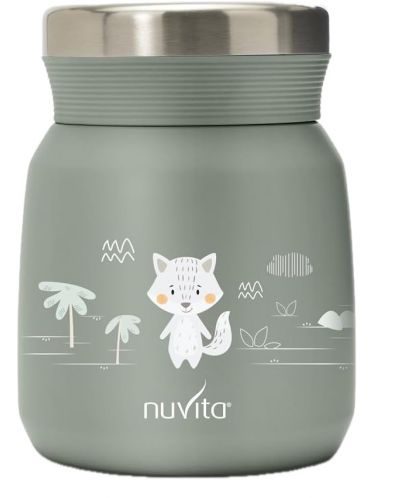 Cutie termică pentru alimente Nuvita - 300 ml, Sage Green - 1