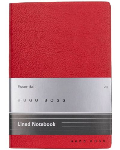 Caiet Hugo Boss Essential Storyline - A6, cu linii, roșu - 1