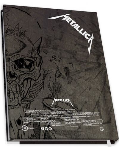 Agendă GB eye Music: Metallica - Skulls, format A5 - 2