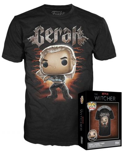 Tricou Funko Television: The Witcher - Geralt (Training) - 3