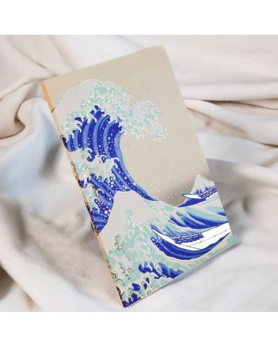 Carnețel Moriarty Art Project Art: Katsushika Hokusai - The Great Wave of Kanagawa, format A5 - 3