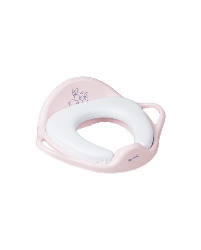 Scaun moale pentru toaletă Tega Baby - Iepurași, roz - 1