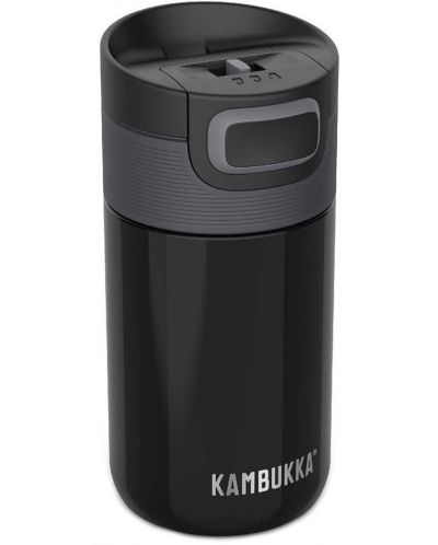 Kambukka Etna - Cana termica din inox 30ml - negru-catran - 1