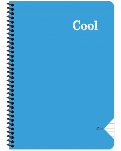Caiet Keskin Color - Cool, A4, linii late, 72 de foi, asortiment - 1
