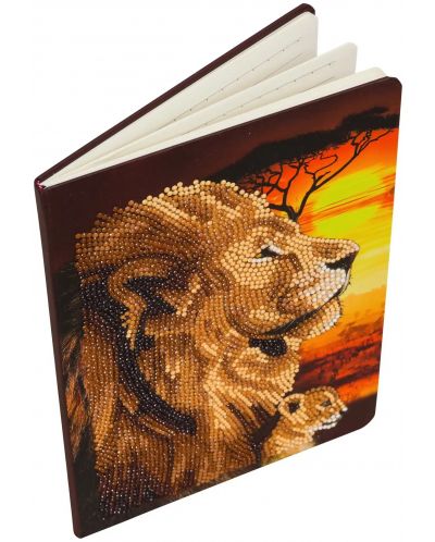 Craft Buddy Diamond Tapestry Notebook - Lions in the Savannah - 2