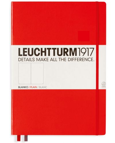 Agenda Leuchtturm1917 Master Classic - A4+, pagini albe, Red - 1