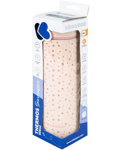 Termos Kikka Boo - Savanna, 500 ml, Pink - 5