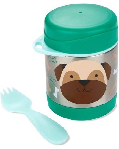 Recipient termoizolant pentru mâncare Skip Hop Zoo - 325 ml, mops - 2