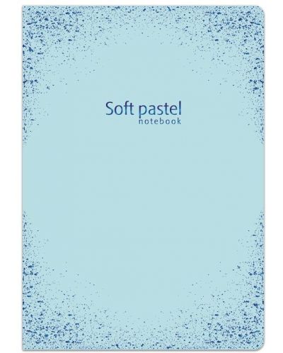 Caiet Lastva Soft Pastel - А5, 52 foi, randuri late, cu 2 campuri, sortiment - 4