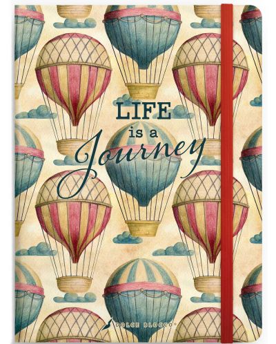 Notebook Lizzy Card Dolce Blocco - Life is a Journey - 1