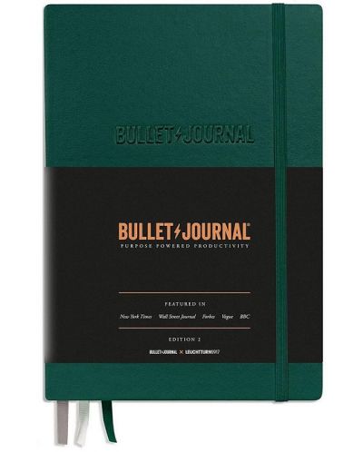 Caiet Leuchtturm1917 Bullet Journal - Ediția 2, A5, verde - 1
