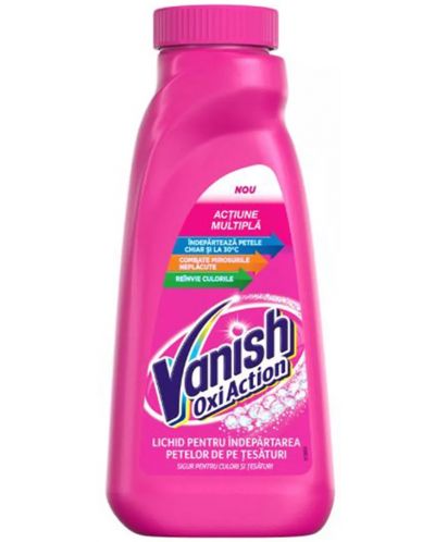 Detergent lichid pentru petele de pe hainele colorate Vanish - Oxi Action, 450 ml - 1