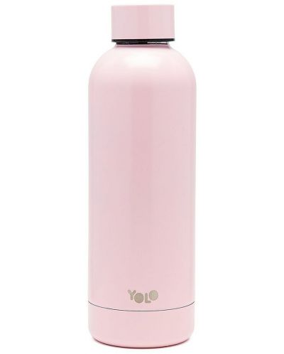 Sticla termică YOLO - Pastel Pink, 500 ml  - 1