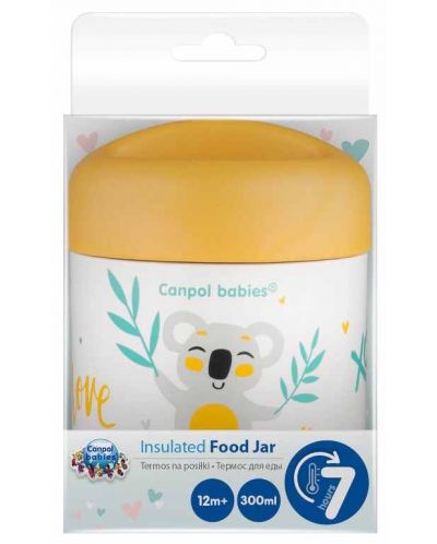 Recipient termic pentru depozitarea alimentelor Canpol babies - Exotic Animals, 300 ml - 6