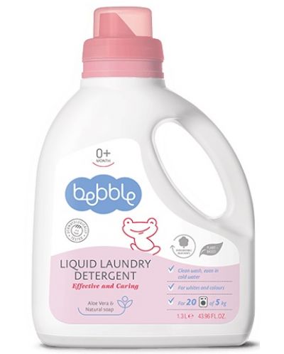 Detergent lichid pentru rufe Bebble, 1,3 l - 1