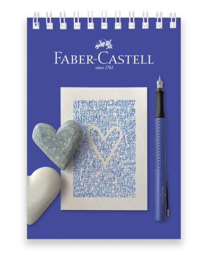 Carnetel  Faber-Castell A6 - 40 file spirala, sortiment - 1