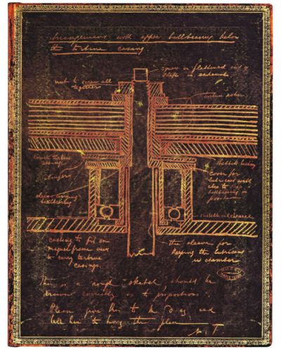 Carnețel Paperblanks - Tesla, 18 х 23 cm, 88 pagini - 1