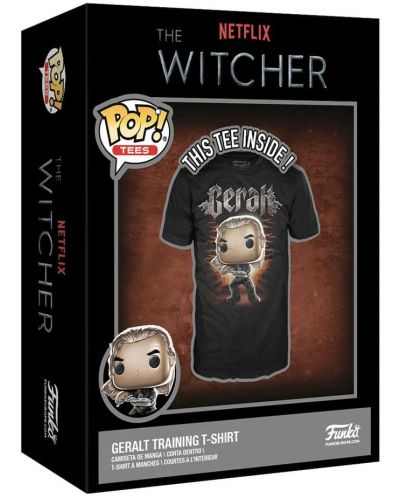 Tricou Funko Television: The Witcher - Geralt (Training) - 4