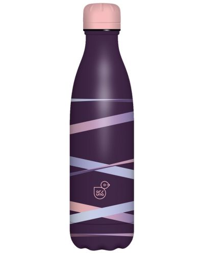Sticlă termică Ars Una - Ribbon Purple, 500 ml - 1