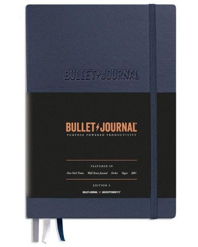 Notebook-ul Leuchtturm1917 Bullet Journal - Ediția 2, A5, albastru - 1