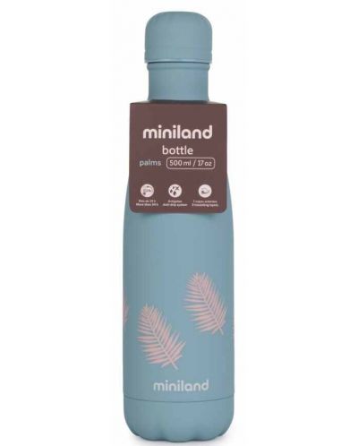 Termos sticlă Miniland - Terra, Palms, 500 ml - 3