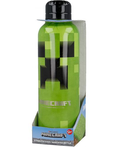 Sticlă termică Stor - Minecraft, 515 ml - 2