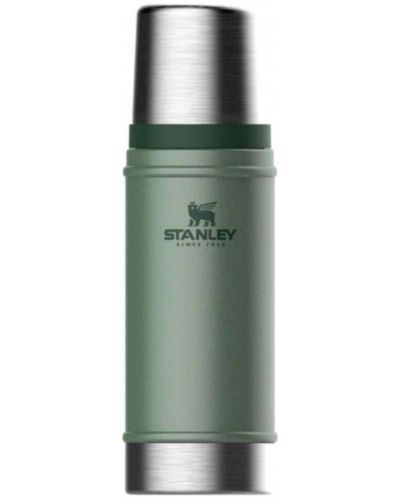 Sticla termica Stanley - The Legendary, Hammertone Green, 0.47 l - 1