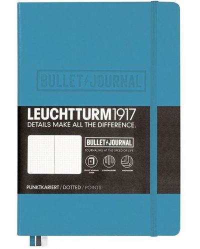 Agenda Leuchtturm1917 Bullet Journal А5 - Albastra, pagini punctate - 1