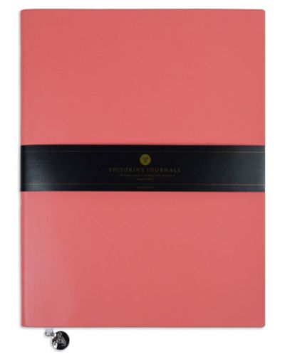 Caiet Victoria's Journals Smyth Flexy - Portocaliu, copertă plastică, 96 de foi, format B5 - 1