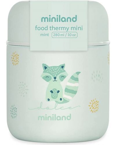 Termos pentru mâncare Miniland - Verde, 280 ml, verde - 1