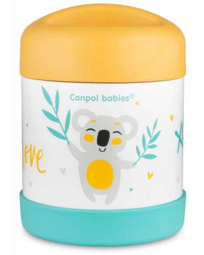 Recipient termic pentru depozitarea alimentelor Canpol babies - Exotic Animals, 300 ml - 1