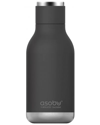 Asobu Urban Thermal Bottle - 460 ml, negru - 1