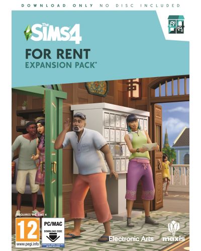 The Sims 4: For Rent Expansion Pack - Cod în cutie (PC) - 1